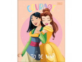 CADERNO TILIBRA BROCHURÃO 80 FOLHAS PRINCESAS É HORA DE CELEBRAR