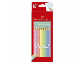 Lápis De Cor Pastel 10 Cores Faber-castell