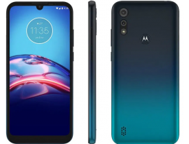 Smartphone Motorola Moto E6S 64GB Azul Navy 4G - Octa-Core 4GB RAM 6,1" Câm. Dupla + Selfie 5MP