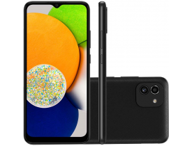 Smartphone Samsung Galaxy A03 64 GB Preto 6.5" 4G