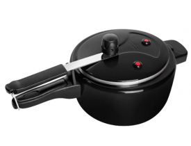 PANELA PRESSÃO REFORÇADA PATOLUX TULIPA 2,5 LITROS PRETO LISO