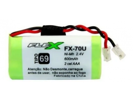BATERIA FLEX P/ TELEFONE  FX-70U TIPO 69