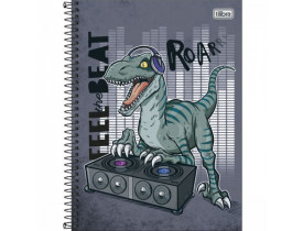 CADERNO TILIBRA 10 MATERIAS 160 FOLHAS RAPTOR