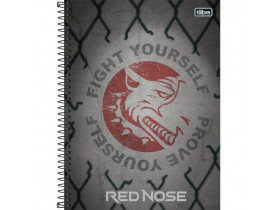 Caderno 10 Matérias Red Nose Tilibra 160 Folhas