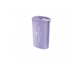 APONTADOR COM DEPOSITO TRIANGULAR FABER-CASTELL 125TZF ROXO