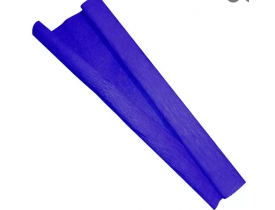 PAPEL CREPOM VMP 48 X 200 CM CX C/ 40 UNIDADES AZUL ROYAL