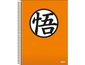 CADERNO SÃO DOMINGOS 01 MATERIA 80 FOLHAS DRAGON BALL