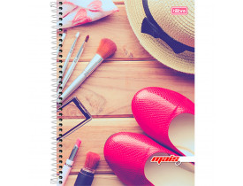 Caderno Espiral D+ Girl 96 Folhas  Tilibra