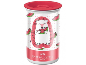APONTADOR FABER-CASTELL COM DEPOSITO TUBO MAMIFEROS 123MAMZF