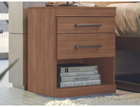 Mesa Cabeceira Casal Havana C/2 Gavetas Jatoba - Santos Andira