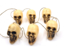 VARAL DE CAVEIRA TEMA HALLOWEEN