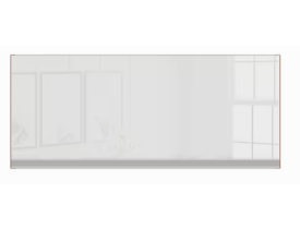 Armário de Geladeira Bartira Amazonita com 1 Porta - 80cm de largura - Damasco/Branco