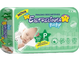 FRALDA ESTRELINHA C/ 100 P