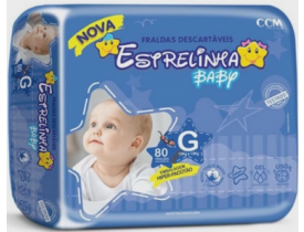 FRALDA ESTRELINHA C/ 80 G
