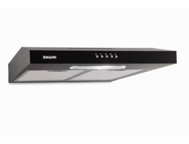 Depurador de Ar Suggar Slim DPS161PT/DPS162PT Preto com 3 Velocidades – 60 cm - 220V