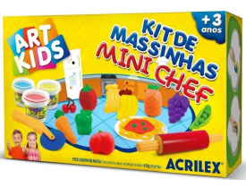 Kit Massinhas - MIni Chef - Art Kids Acrilex