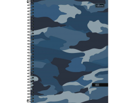CADERNO HIDE CAMUFLADO 160 FOLHAS 10X1 - TILIBRA