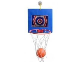 Cesta De Basquete Heróis Super Tela Com Bola 64 Artoys