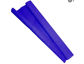PAPEL CREPOM VMP 48 X 200 CM CX C/ 40 UNIDADES AZUL ESCURO