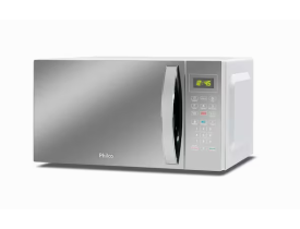 Micro-ondas Philco PMO38E 1400W com Função Manter Aquecido e Tirar Odor – Branco Espelhado - F MIC 33L PHILCO PMO38E 127V ESPELHADO