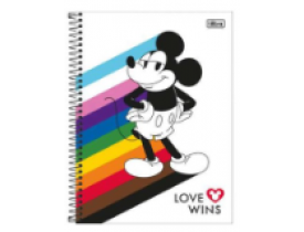 Caderno Universitário Capa Dura 1 Matéria Tilibra Mickey