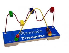 BRINQUEDO PEDAGOGICO TRIANGULAR ARAMADO 1916 CARLU
