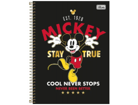 Caderno Tilibra 10 Materias 160 Folhas Mickey 