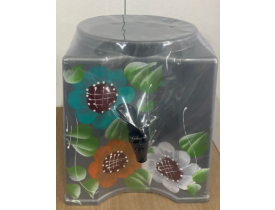 SUPORTE GALÃO PLÁSTICO REDONDO PRETO ESTAMPA DIVERSAS