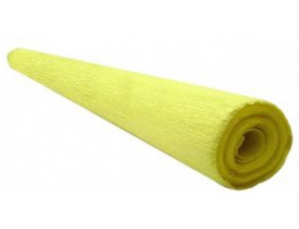 PAPEL CREPOM 48 CM X 2,00 MT VTM AMARELO UNIDADE