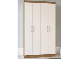 MULTIUSO MOVEIS PARANA 04 PORTAS LIMA POP PLUS NATURAL/OFF WHITE