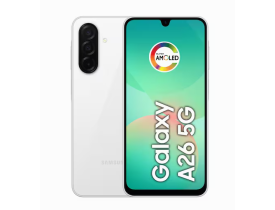Smartphone Samsung Galaxy A26 Tela 6.7" 256GB 5G Câmera Tripla 50MP Branco