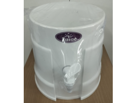 SUPORTE GALÃO PLÁSTICO QUADRADO BRANCO