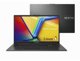 Notebook ASUS AMD Ryzen 5 8GB RAM 512GB SSD Tela 15,6" Linux - Vivobook Go E1504FA-NJ732