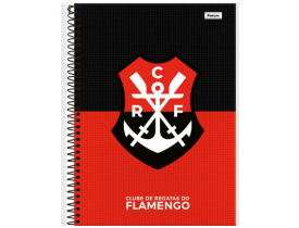 CADERNO FORONI 10 MATERIAS FLAMENGO 