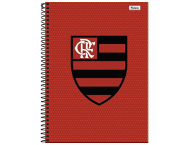 CADERNO FORONI 10 MATERIAS FLAMENGO 