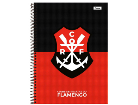 CADERNO FORONI 15 MATERIAS FLAMENGO 240 FOLHAS 