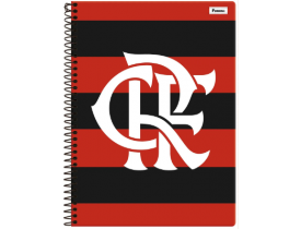 CADERNO FORONI 10 MATERIAS FLAMENGO 160 FOLHAS