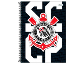 CADERNO FORONI 15 MATERIAS CORINTHIANS 240 FOLHAS