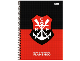 CADERNO FORONI 15 MATERIAS FLAMENGO 240 FOLHAS