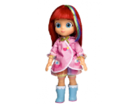 Boneca Arco-íris Ruby Grande com Capa Baby Brink 1842