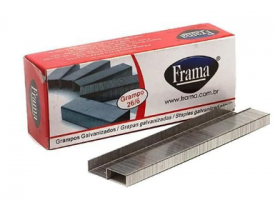 Grampo Para Grampeador 26/6 Galvanizado 5000 Grampos