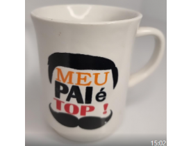 CANECA PORCELANA MEU PAI É TOP