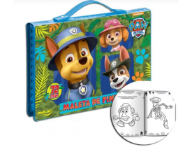Maleta Para Pintura Patrulha Canina Completa 72 Itens Molin