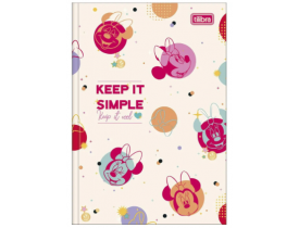 CADERNO TILIBRA BROCHURÃO 80 FOLHAS MINNIE 