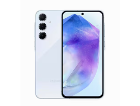 Smartphone Samsung Galaxy A55 5G 128GB Azul Claro, 8GB RAM, Câmera Tripla, Traseira de até 50MP, Selfie de 32MP e Tela Super AMOLED 6.6" - CEL.DESB.SAMSUNG GALAXY A55 5G 128GB AZUL CLARO