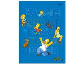 CADERNO TILIBRA BROCHURÃO 80 FOLHAS SIMPSONS