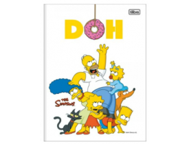 CADERNO TILIBRA BROCHURÃO 80 FOLHAS SIMPSONS