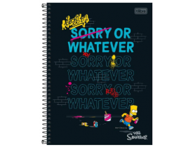 CADERNO TILIBRA 10 MATERIAS 160 FOLHAS SIMPSONS