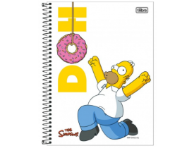 CADERNO TILIBRA 10 MATERIAS 160 FOLHAS SIMPSONS