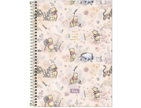 CADERNO TILIBRA 10 MATERIAS 160 FOLHAS POOH